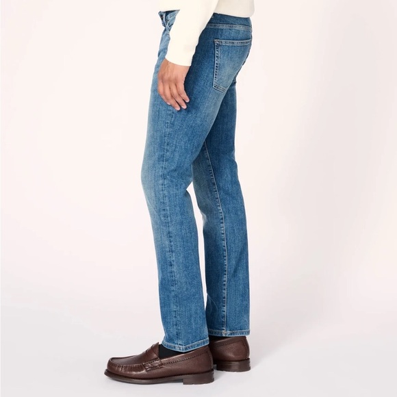 Warp + Weft | AMS Amsterdam Slim/Straight Fit Jeans, Tortoise, 34x32 - Picture 11 of 12